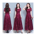 Rochie de Vară 2026 din Bumbac și In – Stil Etnic cu Broderie, Mărimi S-5XL