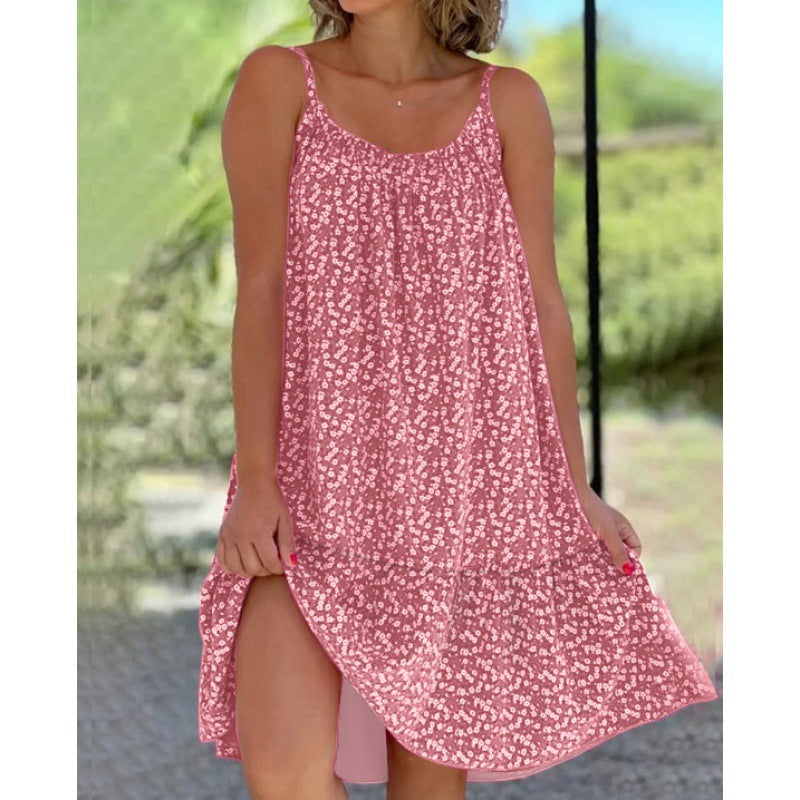 【S-5XL】 2024 Noua rochie mare penduit cu suspensie florală plus-size