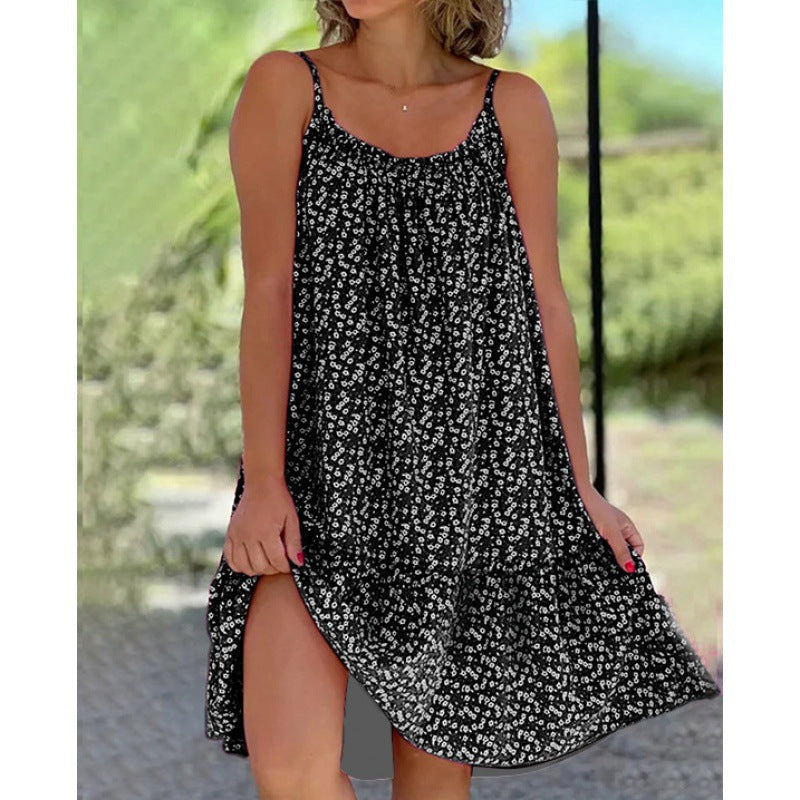 【S-5XL】 2024 Noua rochie mare penduit cu suspensie florală plus-size