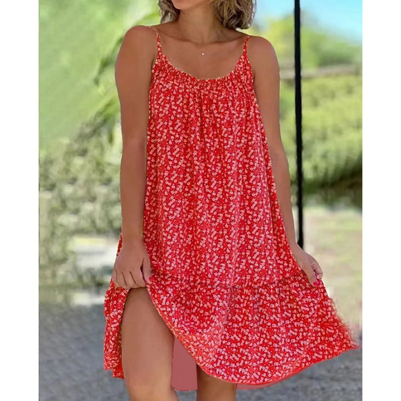 【S-5XL】 2024 Noua rochie mare penduit cu suspensie florală plus-size