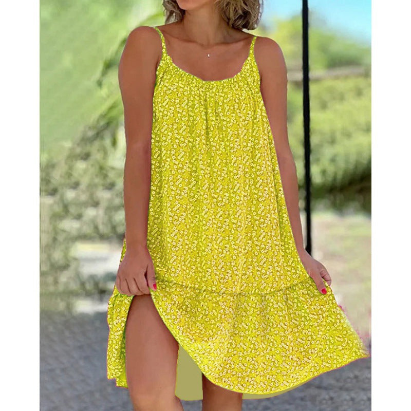 【S-5XL】 2024 Noua rochie mare penduit cu suspensie florală plus-size
