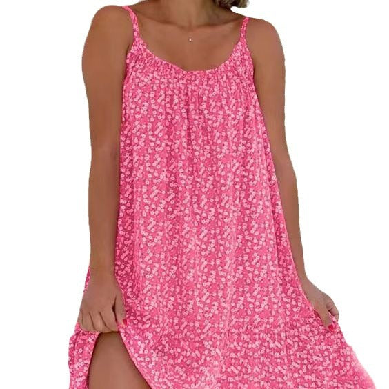 【S-5XL】 2024 Noua rochie mare penduit cu suspensie florală plus-size