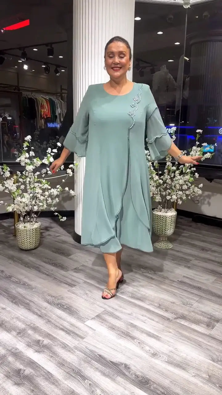 【Cumpără 1 primești 1 gratis】【S-5XL】 ❤️2026 Noi rochii de înaltă calitate din sifon de înaltă calitate