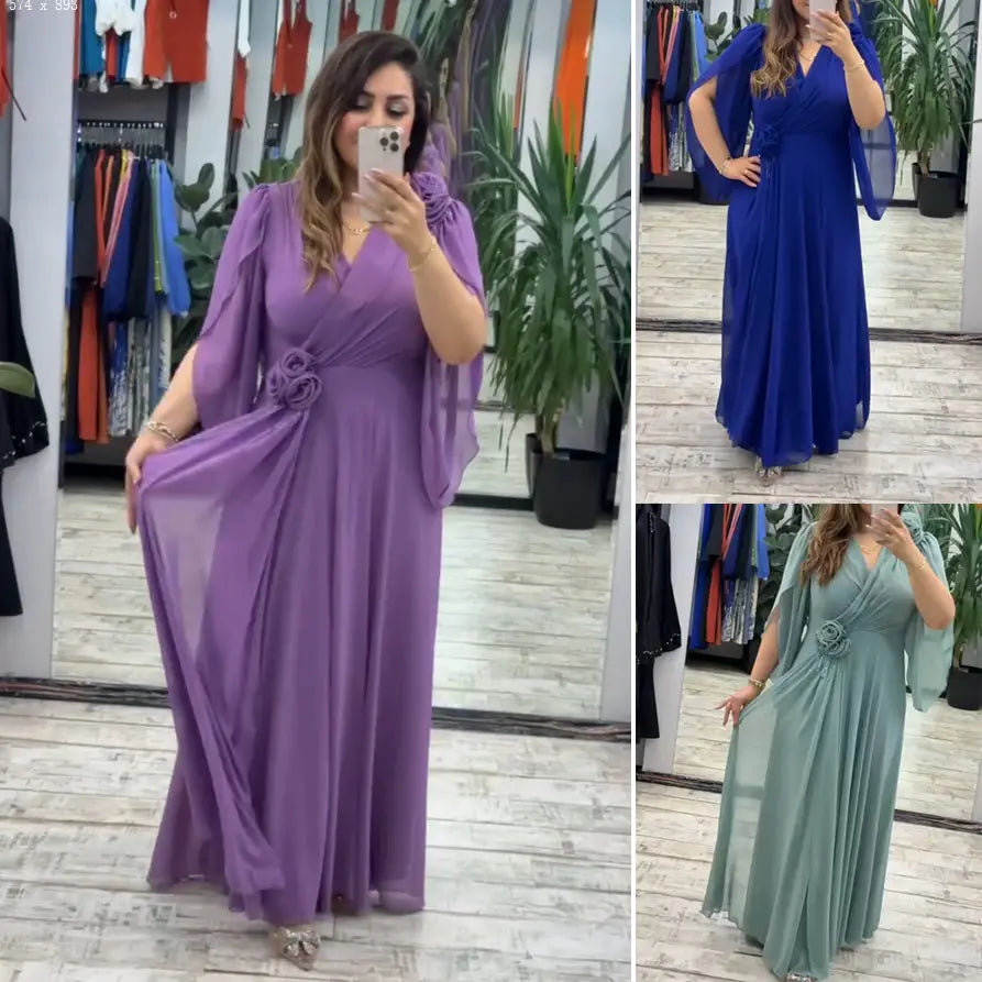 👗【Cumpără 1, primești 1】💥【S-5XL】Rochie nouă la modă, design clasic, elegantă și simplă