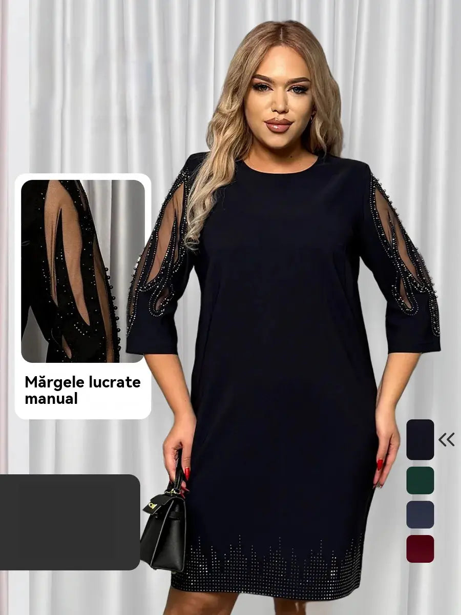 💥👗【Cumpără 1 primești 1 gratis】【S-5XL】Rochie elegantă de vară 2025, nouă modă, mărime mare