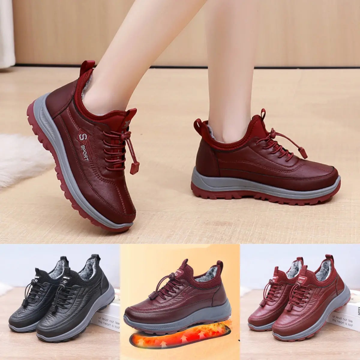 🎁【Cumpără 1 Primești 1 Gratuit】🔥【35-41】 2026 toamna si iarna pantofi sport si casual noi cizme din bumbac anti-alunecare cu talpa moale