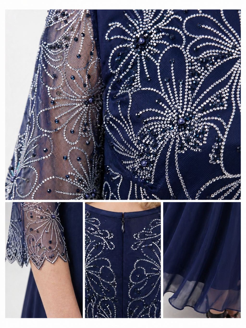 2026 rochie elegantă de seară bleumarin