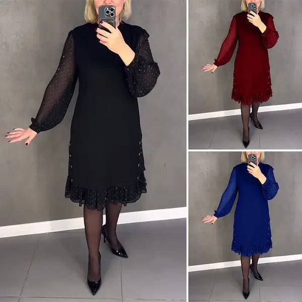 💖💖【S-5XL】🍁🍂【cumpără unul primește unul gratuit】Rochie nouă la modă de toamnă și iarnă de înaltă calitate