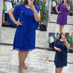 👗💥【S-5XL】Rochie nouă la modă, design clasic, elegantă și simplă