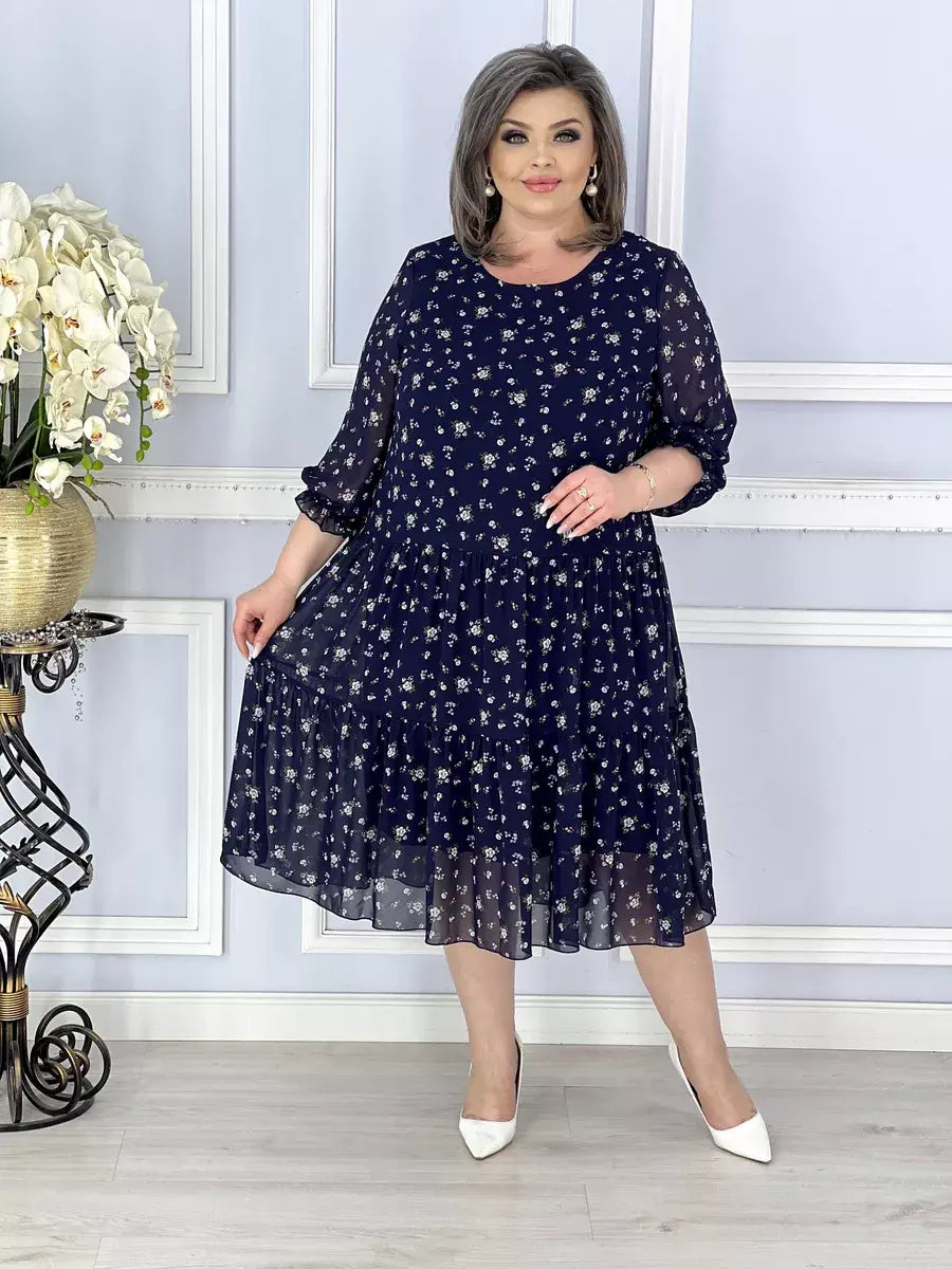 💖【S-5XL】2025 Rochie florală elegantă de modă