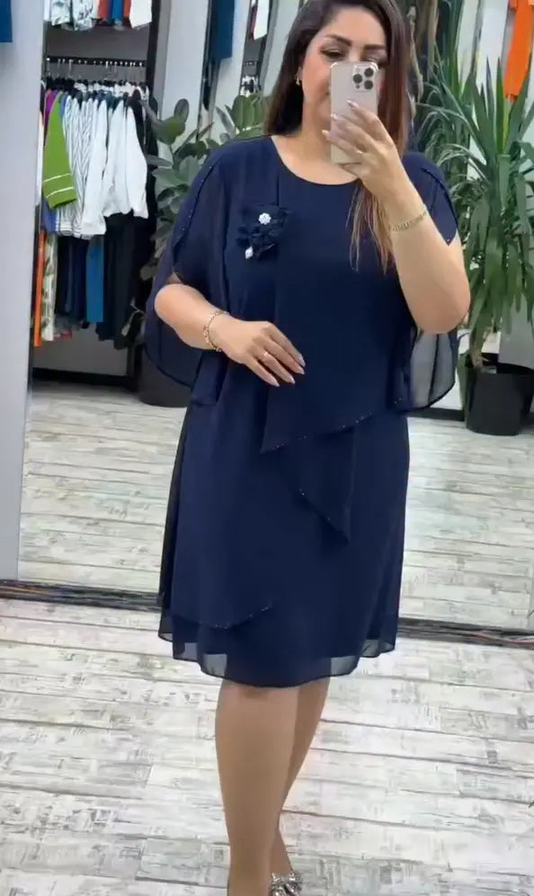 👗💥【S-5XL】Rochie nouă la modă, design clasic, elegantă și simplă