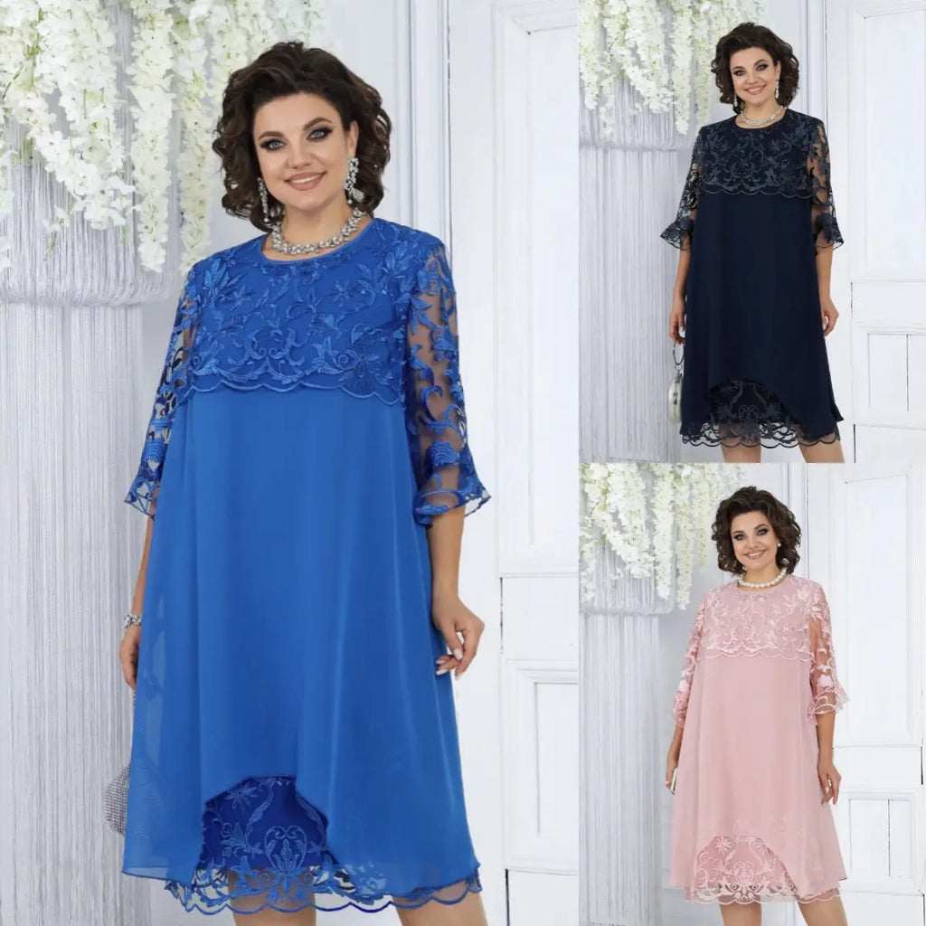 😍💥Reducere de 49%💥💕【S-5XL】Rochie de înaltă calitate, confortabilă și la modă