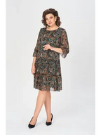 【🥇Cel mai bine vândut】【Cumpărați 1 Primiți 1 gratuit】💥👗【S-5XL】2025 Nouă rochie de primăvară imprimată