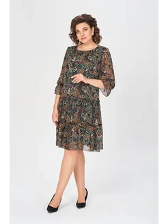 【🥇Cel mai bine vândut】【Cumpărați 1 Primiți 1 gratuit】💥👗【S-5XL】2025 Nouă rochie de primăvară imprimată
