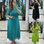 💥👗【S-5XL】Rochie nouă la modă, design clasic, elegantă și simplă
