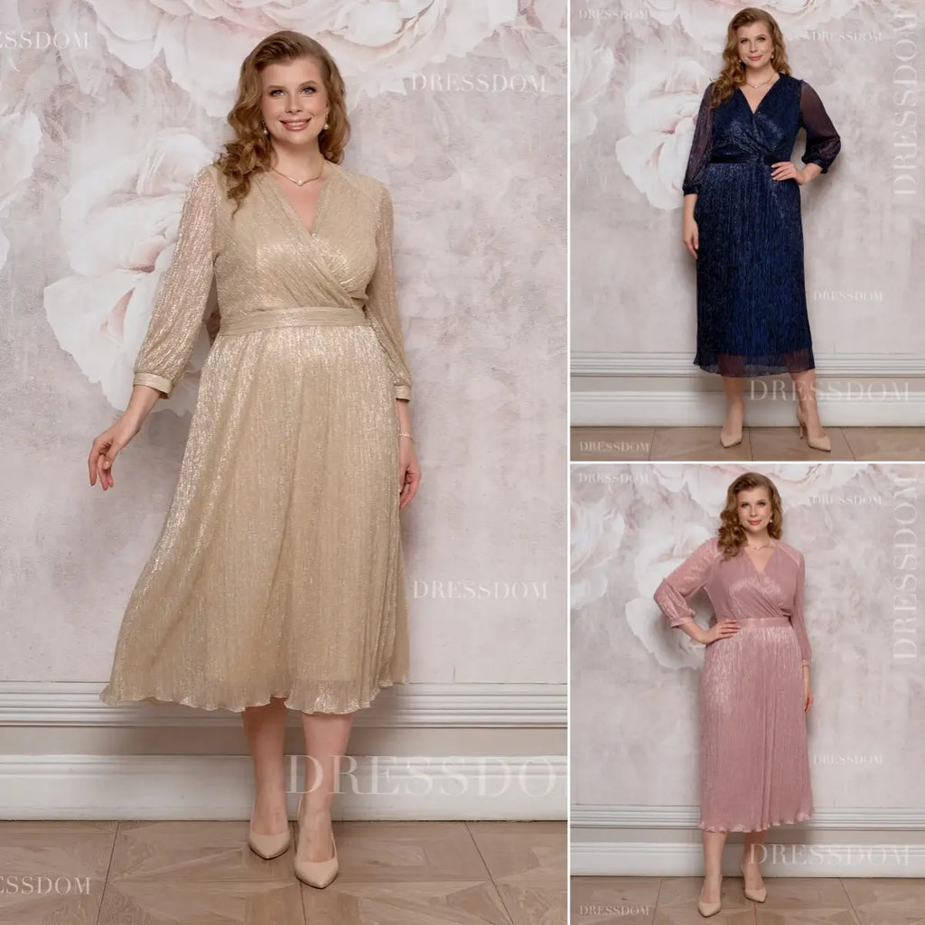 【S-5XL】Rochie cu efect de degrade strălucitor｜Ușoară și vaporoasă｜Elegantă și întineritoare