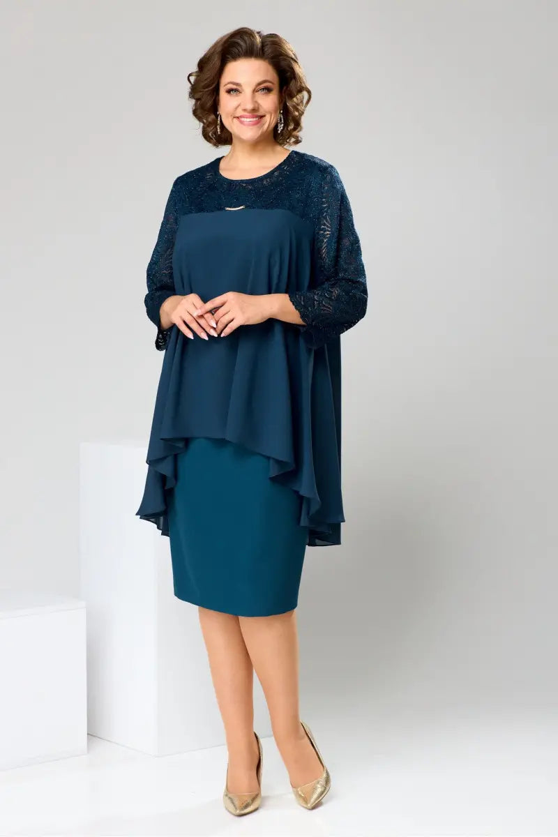🍑😍【S-5XL】Urocza jesienna sukienka w dużym rozmiarze