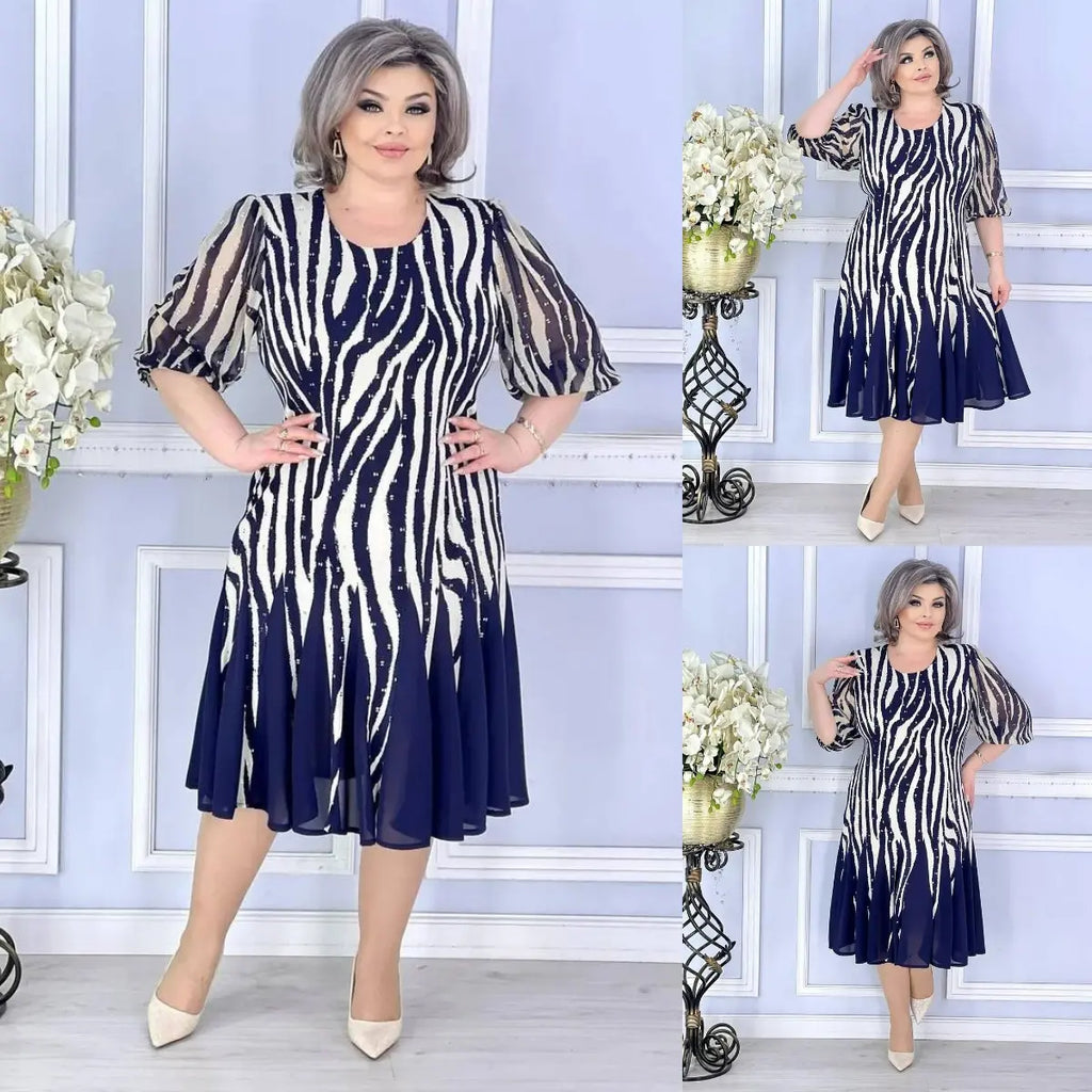 💙【Cumpără 1 Primești 1 Gratuit】🌸【S-5XL】Noua rochie eleganta de sarbatoare