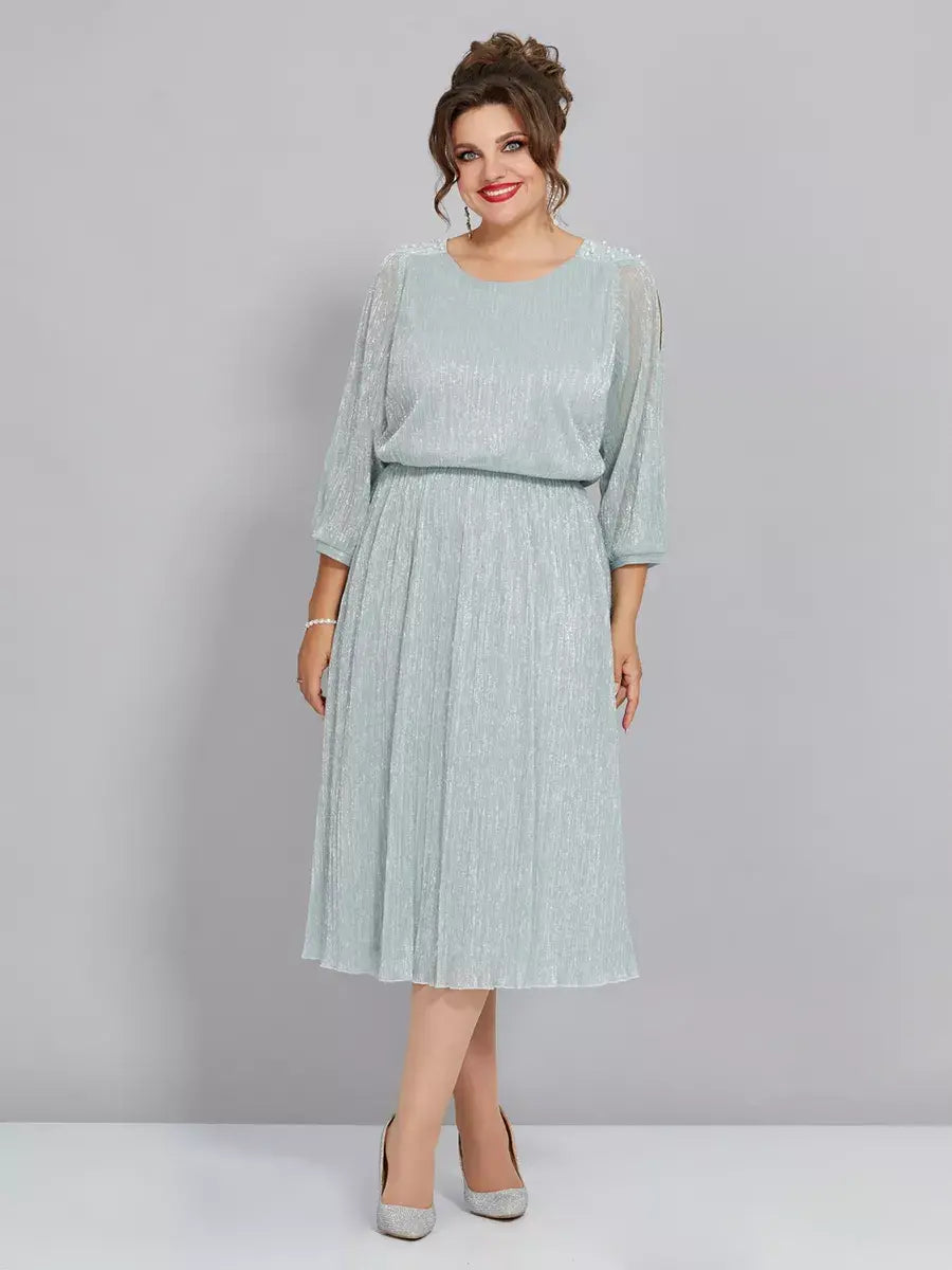 💖💖【S-5XL】🍁🍂Rochie noua eleganta de toamna si iarna de inalta calitate