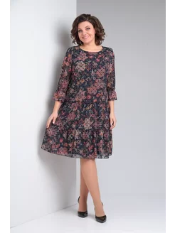 【🥇Cel mai bine vândut】【Cumpărați 1 Primiți 1 gratuit】💥👗【S-5XL】2025 Nouă rochie de primăvară imprimată