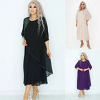 👗【Cumpără 1, primești 1 gratuit】❤️【S-5XL】Rochie nouă din șifon de înaltă calitate 2025
