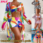🔥✨【Cumpără 1 primești 1 gratis】2025👙 Noul costum de baie din trei piese de modă nouă, mai multe culori disponibile