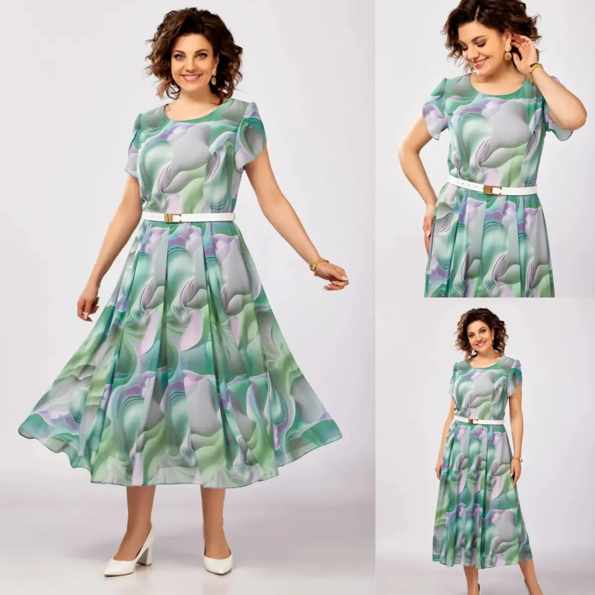 🔥🥰【S-5XL】Rochie nouă și elegantă din șifon de înaltă calitate