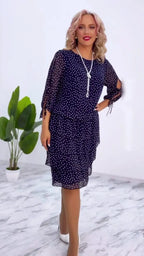 🥰【Cumpărați 1, primiți 1 gratuit】[S-5XL] Rochie nouă și elegantă cu buline