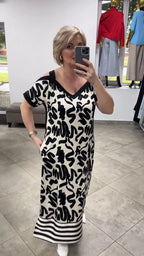 👗【S-5XL】Rochie elegantă și confortabilă, cu umerii goi și decolteu în V