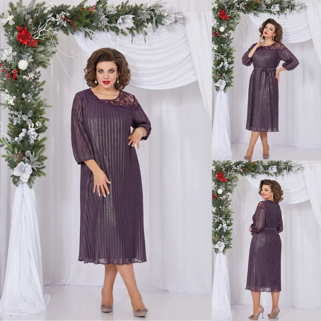💖💖【S-5XL】🍁🍂Rochie noua eleganta de toamna si iarna de inalta calitate