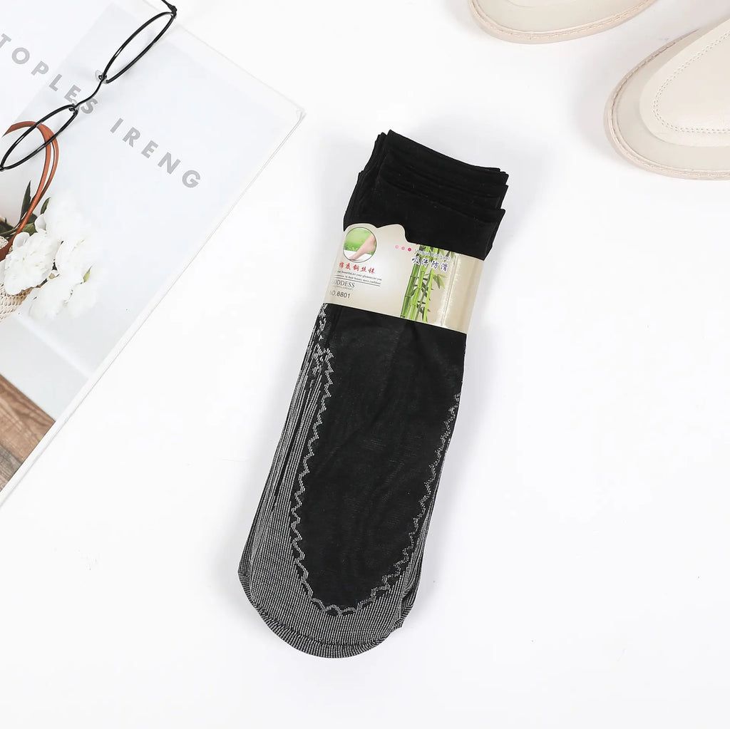 🔥【30% OFF】【20 perechi】💖Ciorapi scurți de bumbac pentru femei