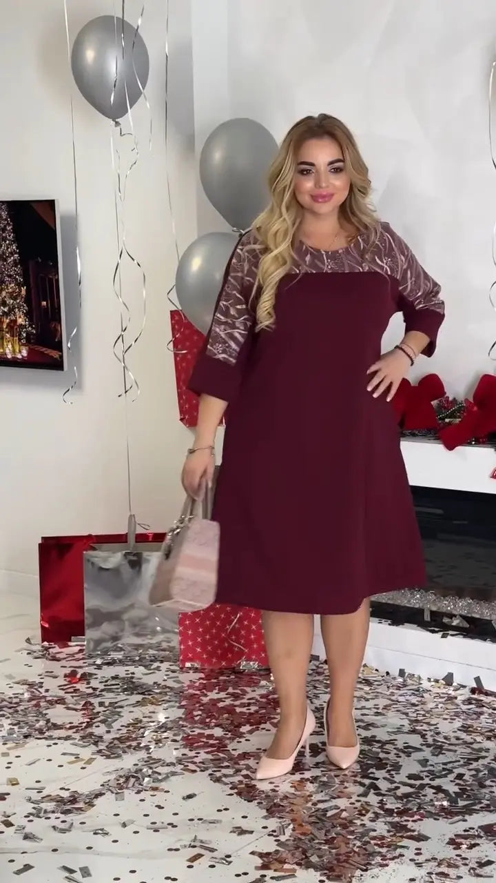 💖💖【S-5XL】2025 Rochie nouă și elegantă de toamnă și iarnă de înaltă calitate