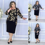 🍑😍【S-5XL】Rochie fermecătoare de toamnă de mărime mare
